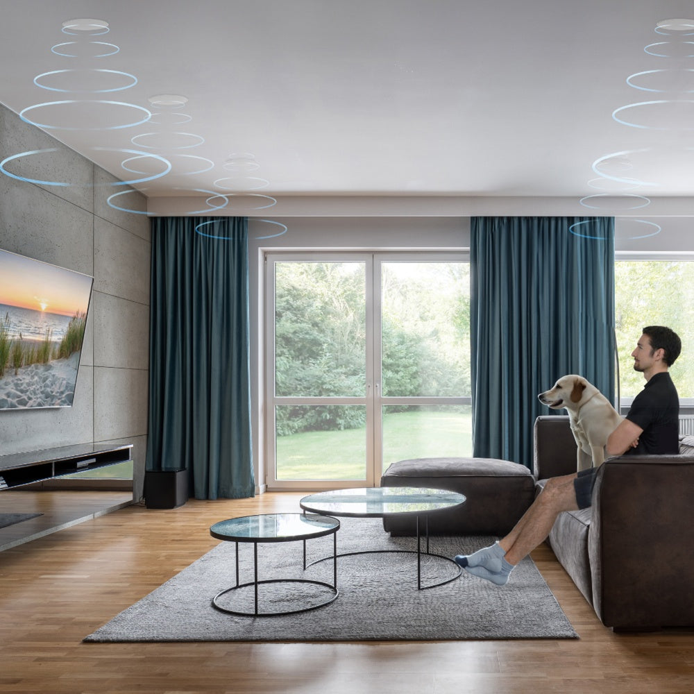 Lithe Audio 5.1 Wireless In‑Ceiling Surround Sound Cinema System – WiSA SoundSend