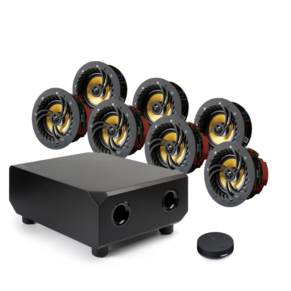 Lithe Audio 7.1 Wireless In‑Ceiling Surround Sound Cinema System – WiSA SoundSend