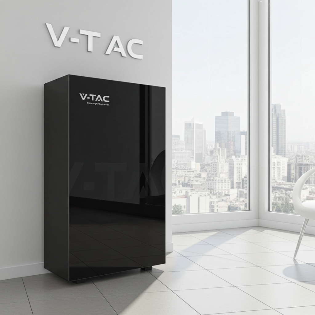 10.24kWh Lithium Battery Wall Mounting IP20 6000 Cycles Designer Black Body