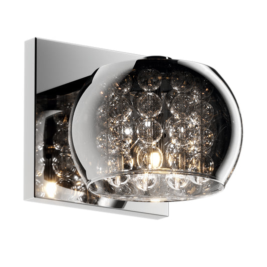 Zuma Line Crystal Wall Light Silver / Transparent - W0076-01A-B5FZ
