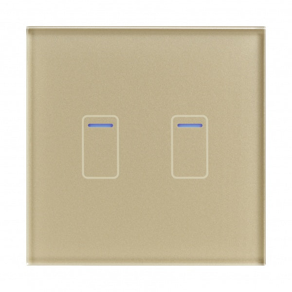CRYSTAL TOUCH SWITCH 2G - BRASS
