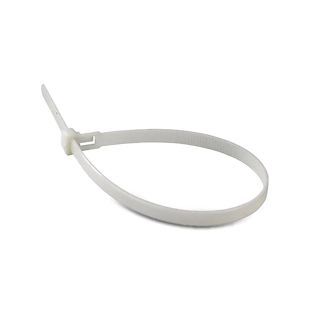 Cable Tie - 4.5 x 300mm White 100 pcs/pack
