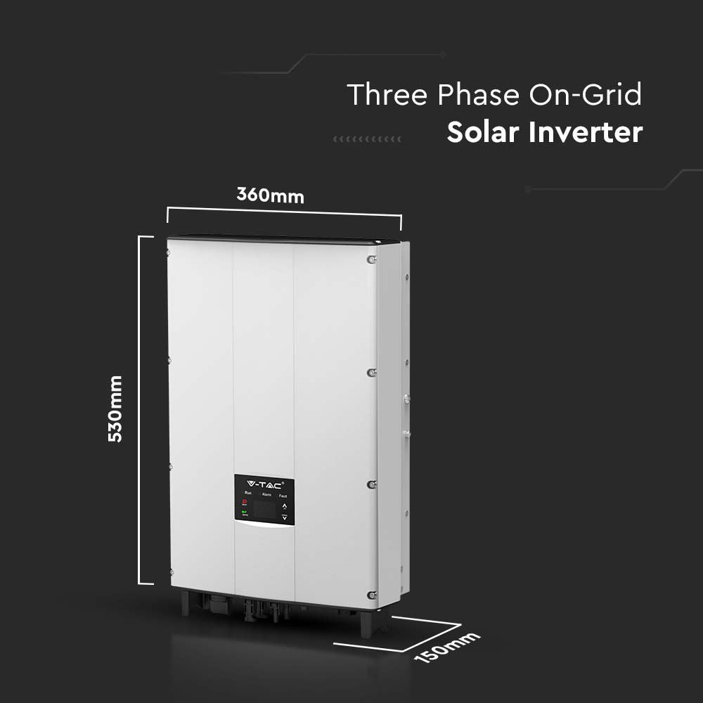 5KW On Grid Solar Inverter With LCD Display & DC Switch Three Phase 5YRS Warranty IP66