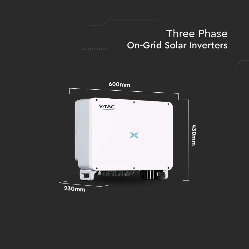 50KW On Grid Solar Inverter Three Phase With 10YRS Warranty IP66