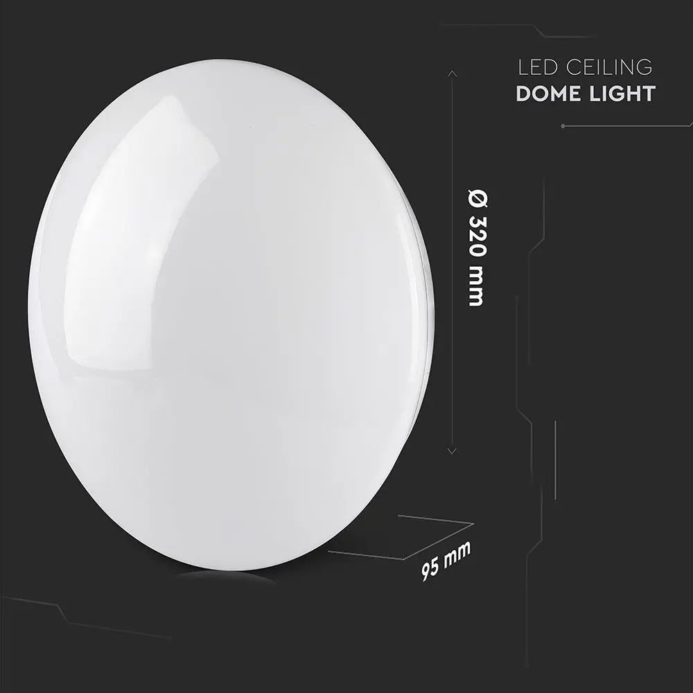 24W Dome Light Ceiling Surface Round Natural White