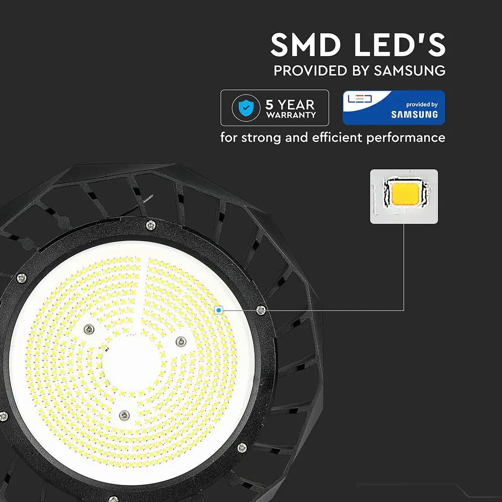 LED Highbay SAMSUNG Chip 100W Black Body 160 lm/Watt 4000K