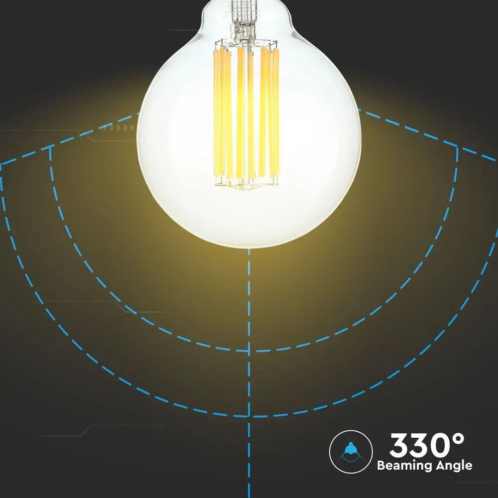 LED Bulb 18W Filament E27 G95 Clear Cover 135 lm/W 3000K