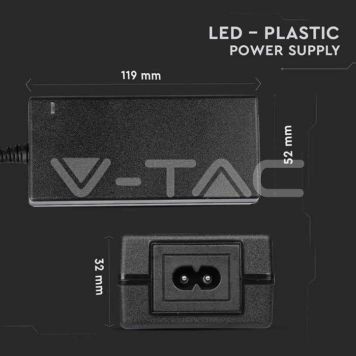 LED Power Supply 30W 12V 2.5A Plastic IP44