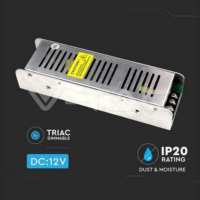 LED Power Supply 150W Dimmable 12V 12.5A IP20