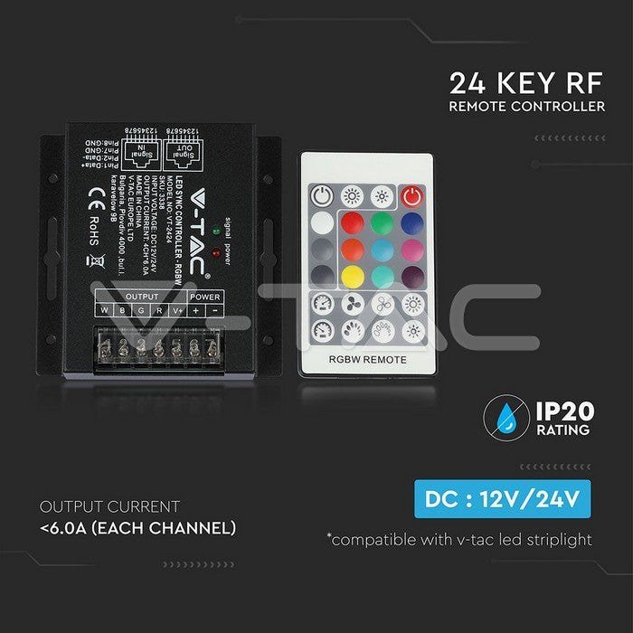LED RGBW Sync Controller 24B BF Dimmer