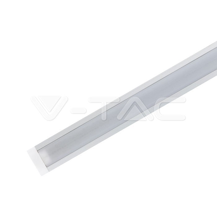 LED Strip Mounting Kit With Diffuser Aluminum 2000 x 23 x 15.5mm Milky