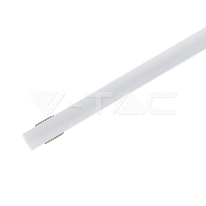 LED Strip Mounting Kit With Diffuser Aluminum 2000 x 17.2 x 15.5mm White Housing