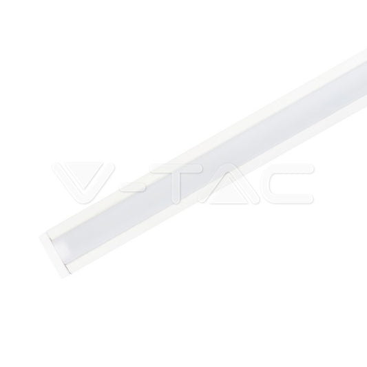 LED Strip Mounting Kit With Diffuser Aluminum 2000 x 24.7 x 7mm White Housing
