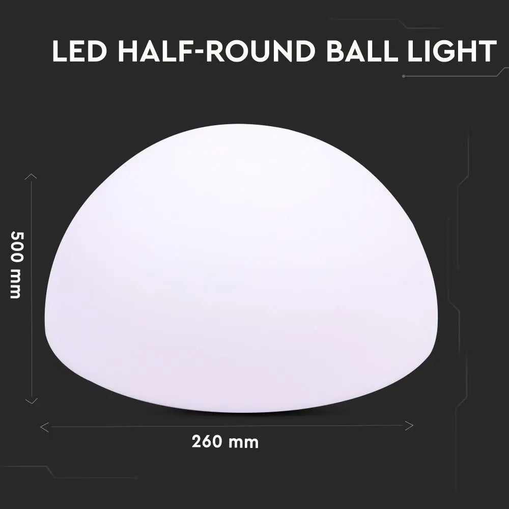 LED Portable Half Round Ball RGB
