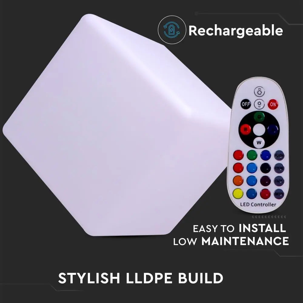 LED Portable Cube Light RGB
