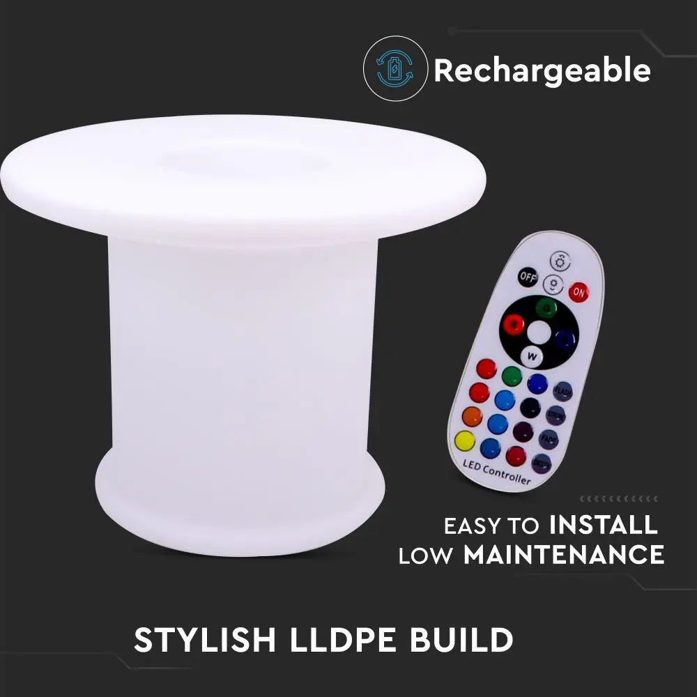 LED Portable Coffee Table RGB