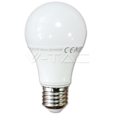 LED Bulb 7W E27 A60 Thermoplastic Natural White