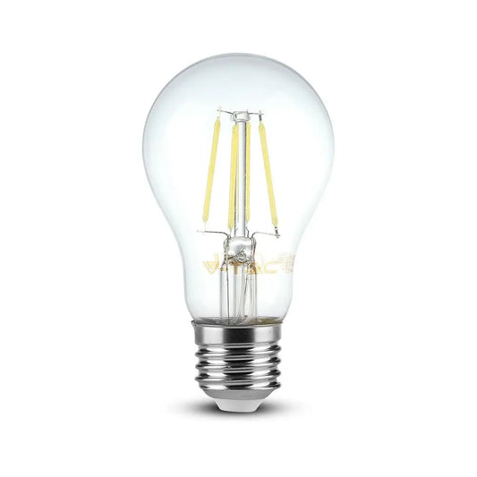 LED Bulb 4W Filament E27 A60 Clear Cover Natural White