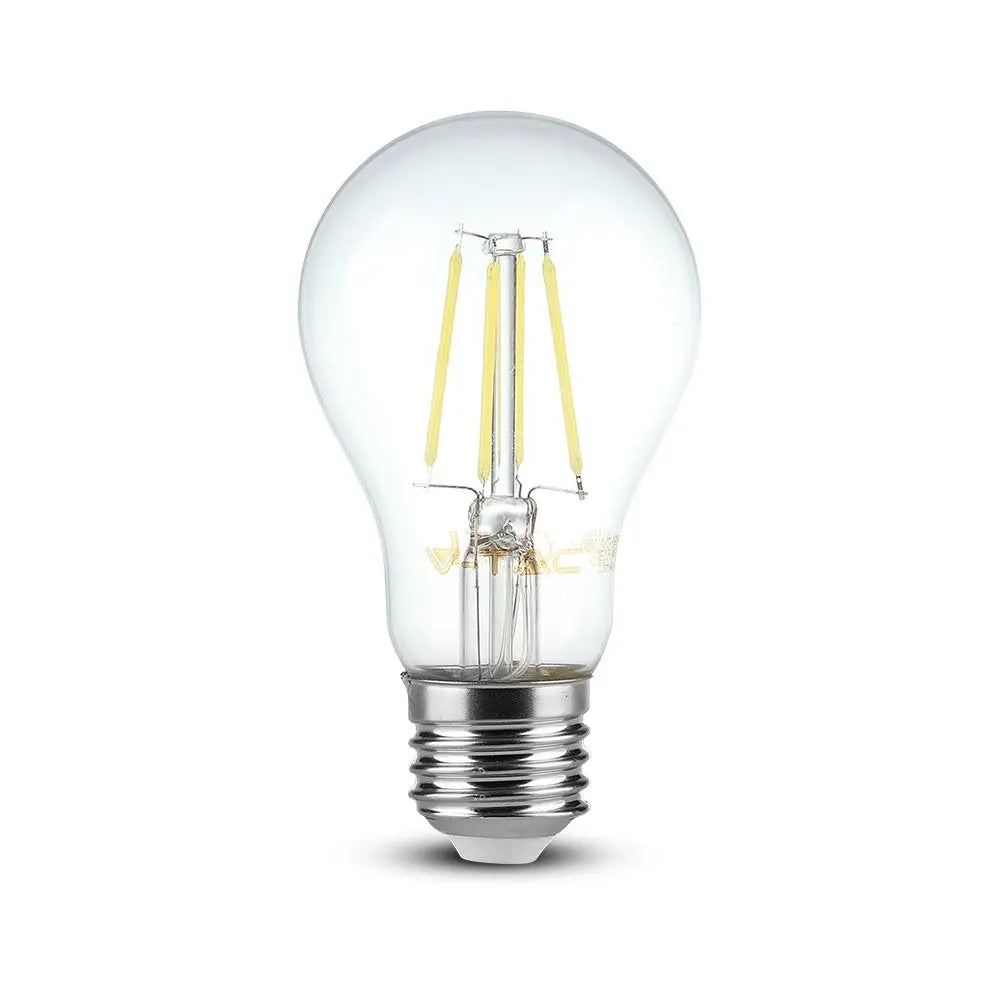 LED Bulb 4W Filament E27 A60 Clear Cover White