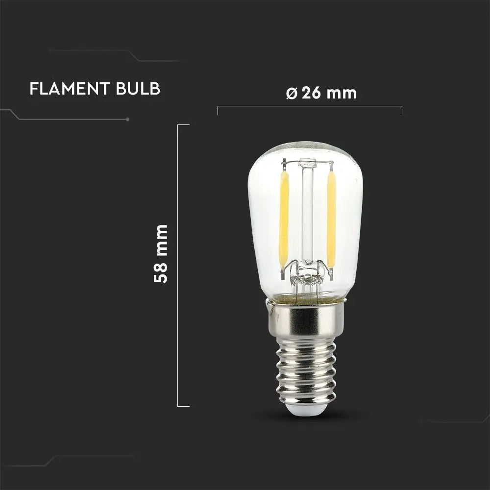 LED Bulb 2W Filament ST26 White