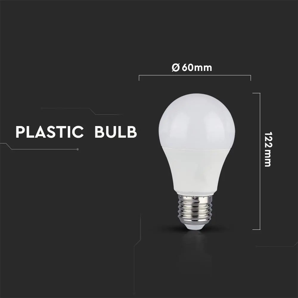LED Bulb 9W 3 Step Dimming A60 ?27 Plastic Warm White