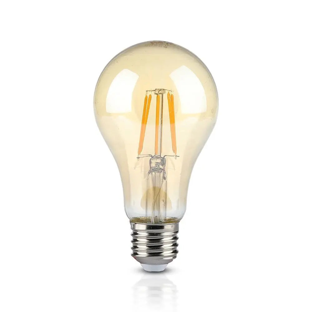 LED Bulb 8W E27 Filament Amber Cover Warm White