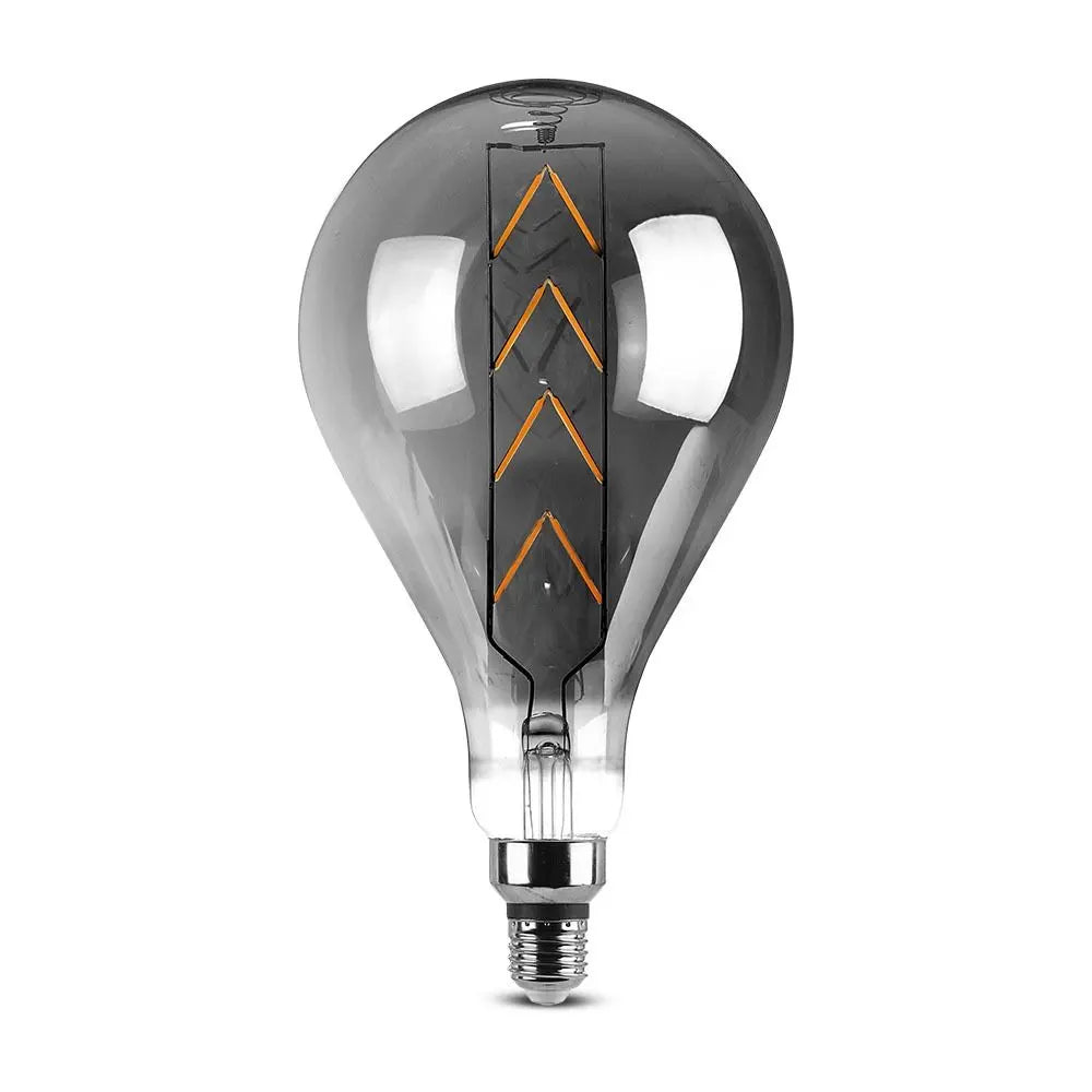 LED Bulb 8W E27 G165 Grey Smoky Dimmable 2200K