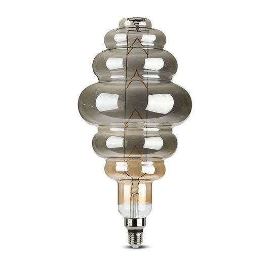 LED Bulb 8W E27 S180 Grey Smoky Dimmable 2200K