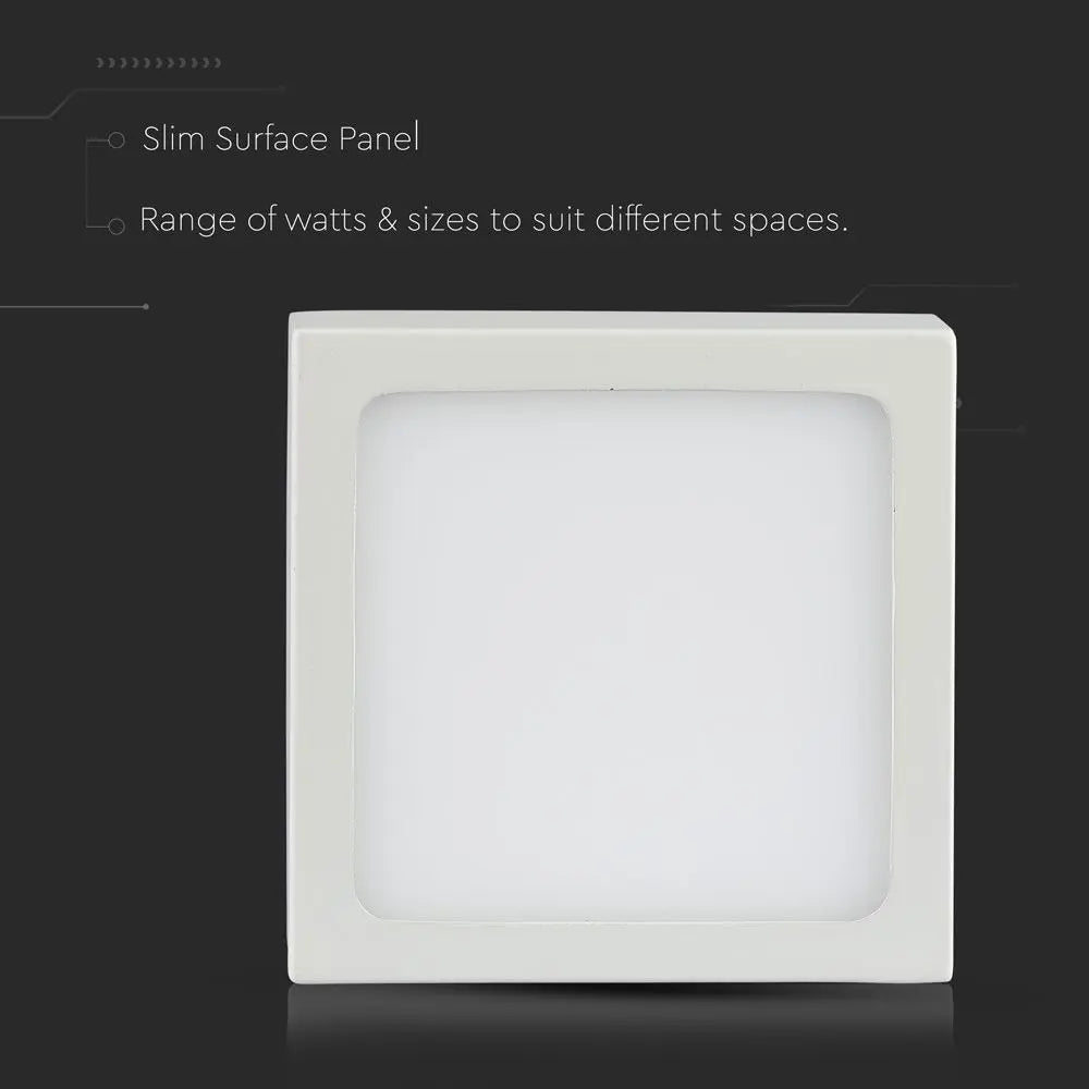 12W LED Panel Surface Premium Square Natural White