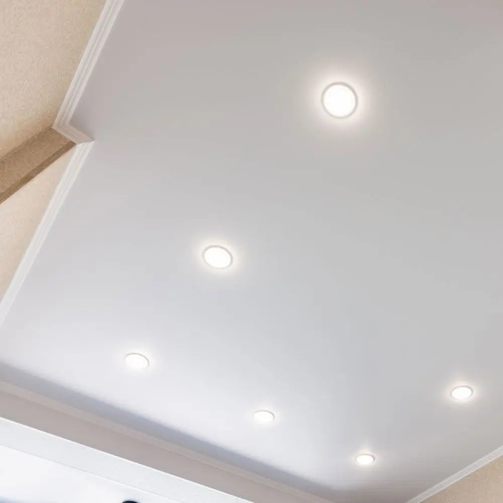 8W LED Panel Trimless Round Warm White