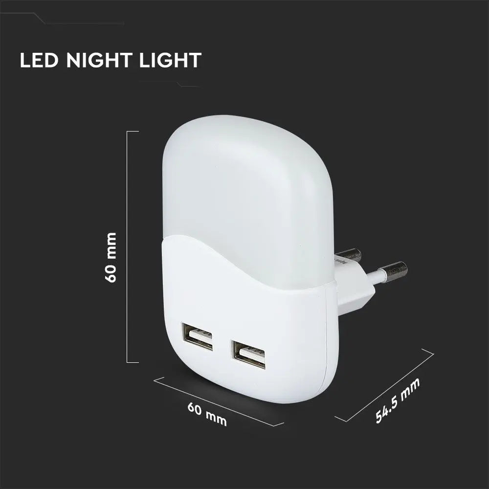 LED Night Light SAMSUNG Chip USB Square 4000K