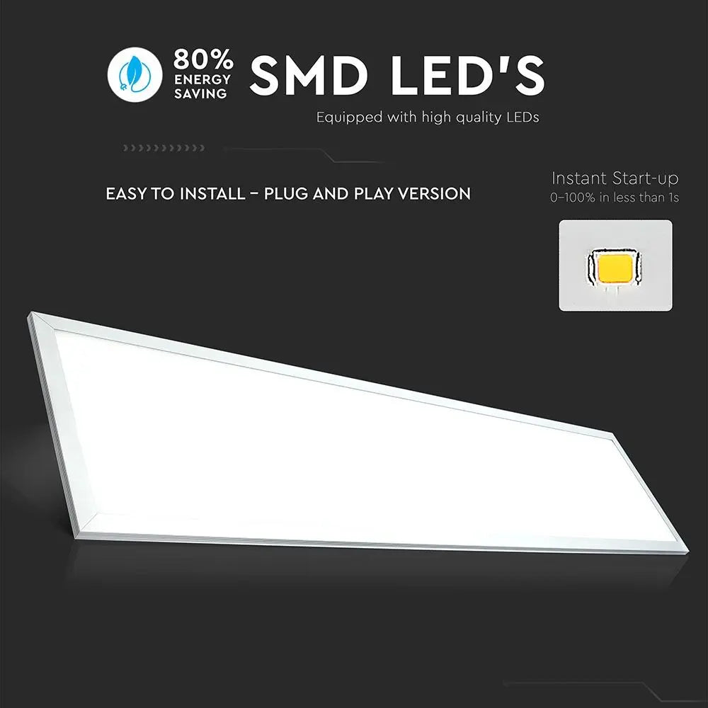 LED Panel 45W 1200 x 300 mm White Excl. Driver