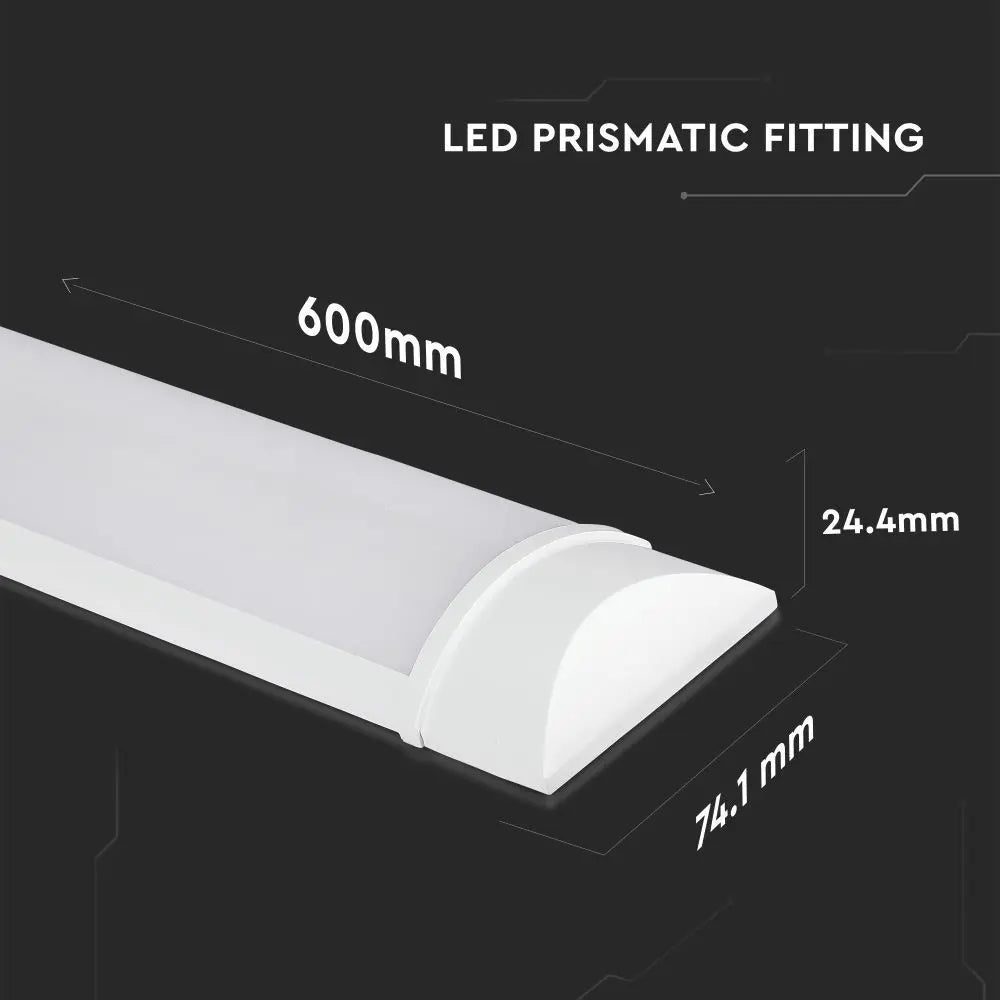 15W LED Grill Fitting 60cm Plastic 4000K 150 lm/Watt 5 Year Warranty