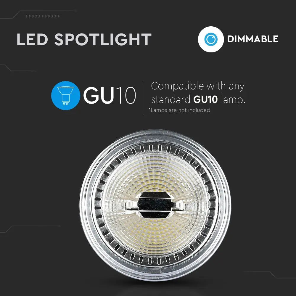 LED Spotlight AR111 12W GU10 Beam 40 COB Chip Natural White Dimmable