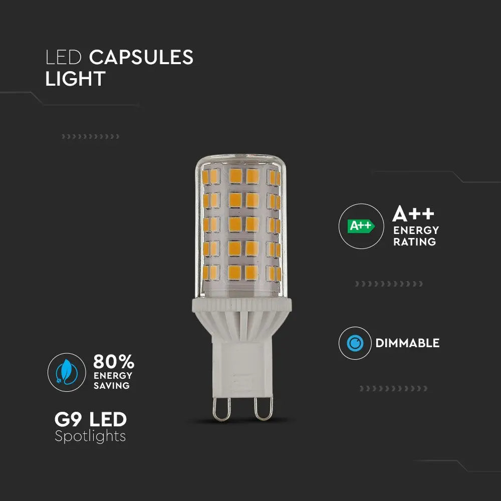 LED Spotlight 5W G9 Plastic 3000K Dimmable