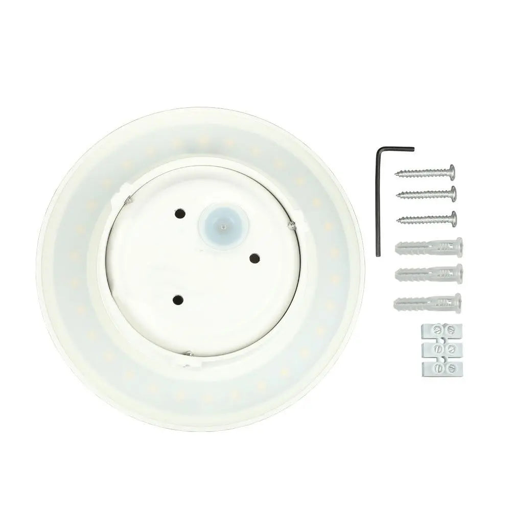 9W LED Wall Lamp Warm White White Round IP65