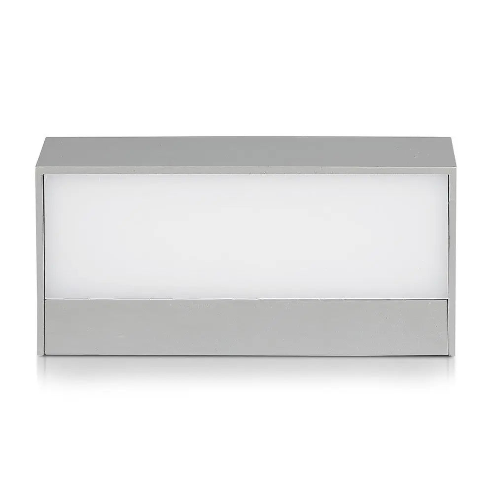 9W LED Up/Down Outdoor Softlight Warm White Grey Body