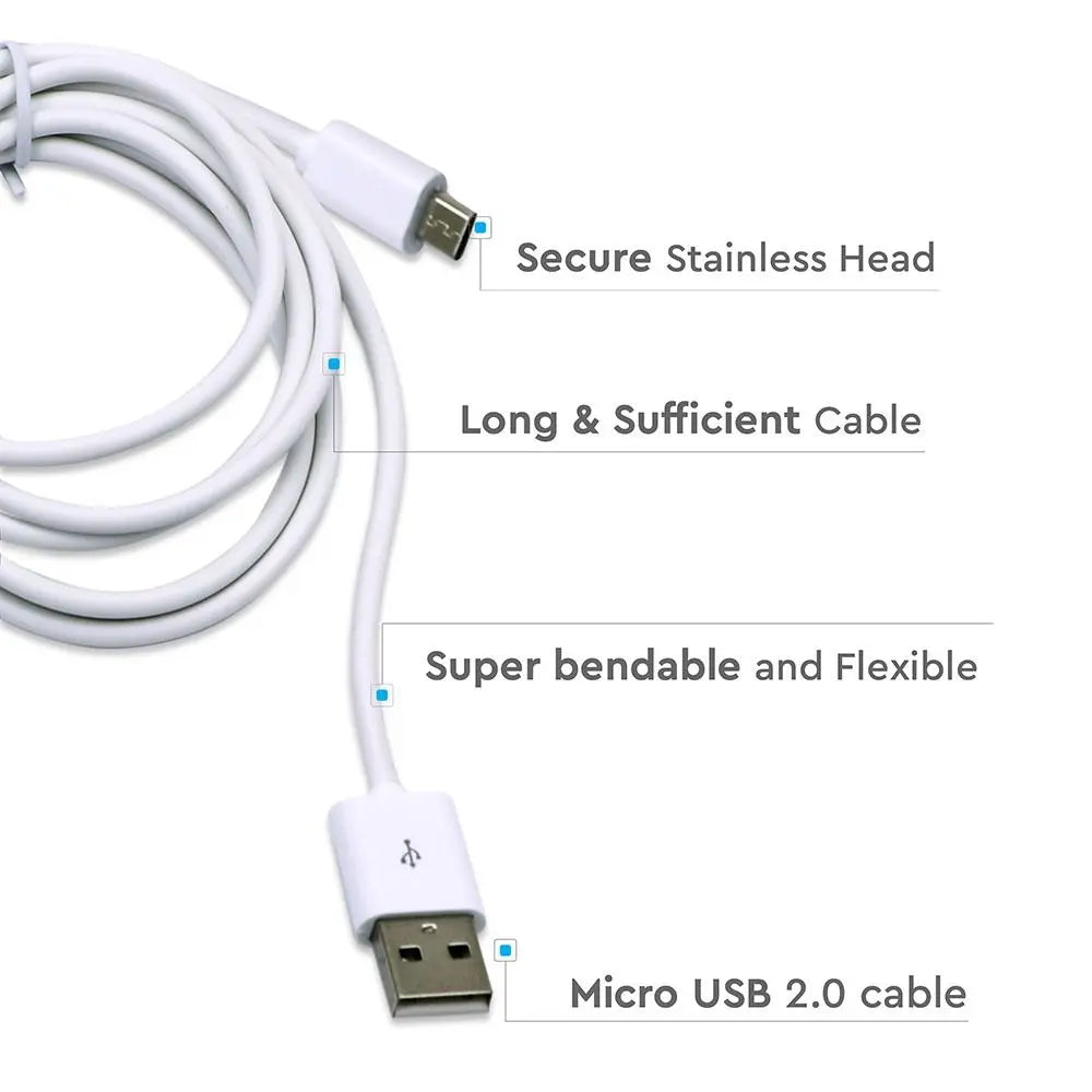 Micro USB Cable 1.5M White