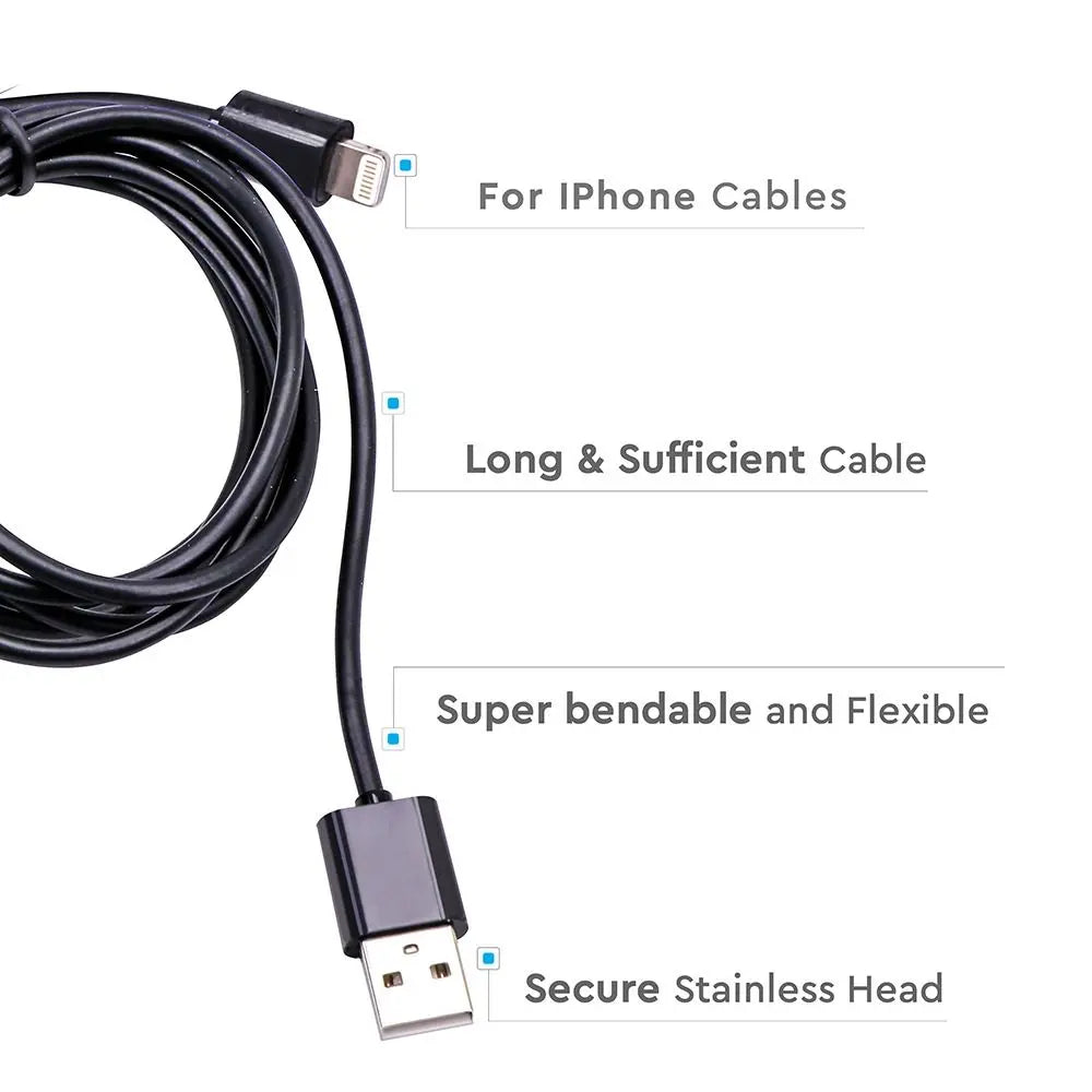 Iphone Cable Black MFI Licence