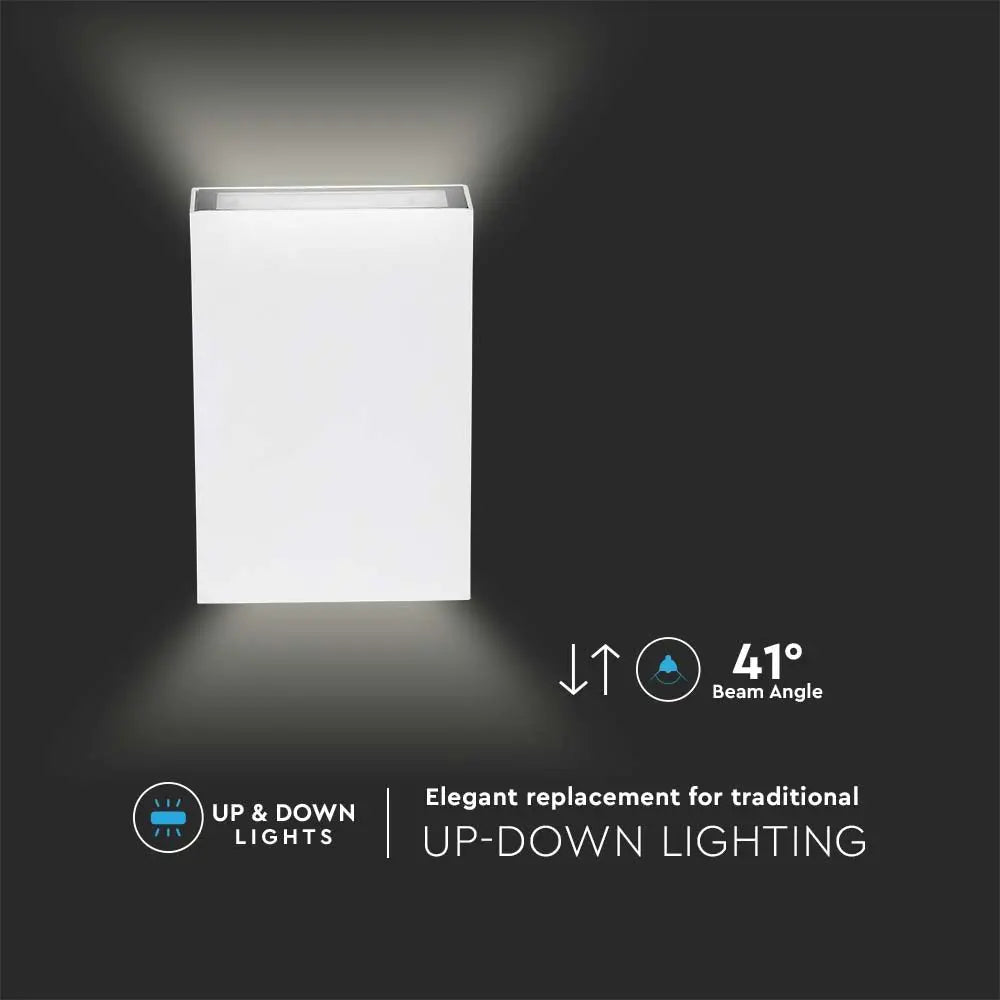 4W LED Wall Light IP65 White 3000K