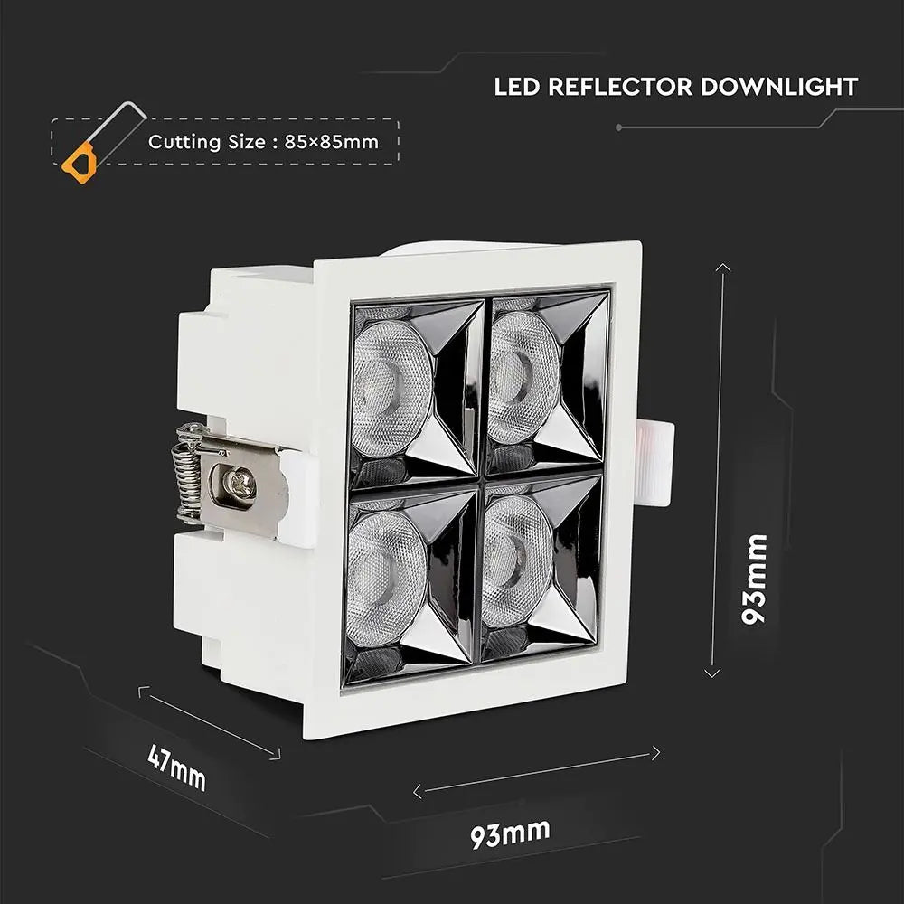 LED Downlight SAMSUNG Chip 16W SMD Reflector 38Ã‚Â° 4000K